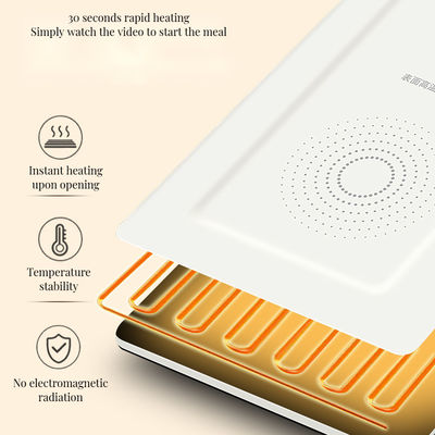 Plateau de chauffage électrique pliable à chauffage rapide avec 10 engrenages et contrôle de température intelligent