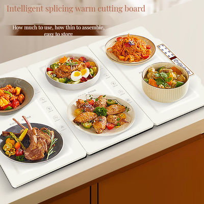 Plateau de chauffage électrique pliable à chauffage rapide avec 10 engrenages et contrôle de température intelligent