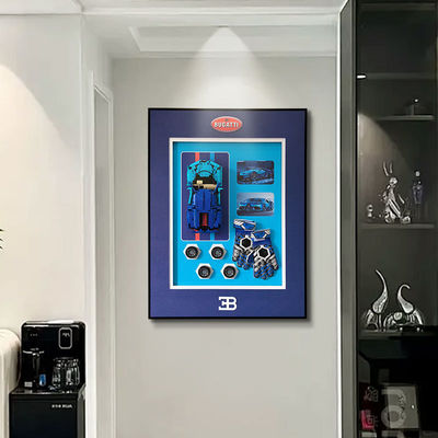 Cadre d'affichage suspendu unique pour la décoration de bureaux en blocs de construction de maisons architecturales