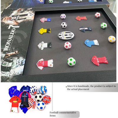 Art mural de football moderne Bloc de construction électrique Format suspendu pour la décoration du salon