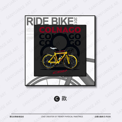 Modèle de vélo métallique à l'ancienne pour la décoration