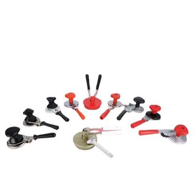 Ensemble d'outils de cuisine en bambou manuel boîte étancheuse en fer blanc presse-couvreuse avec ustensiles à fourchette