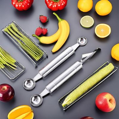 Ensemble d'outils de sculpture de fruits en acier inoxydable adapté aux différentes exigences du client