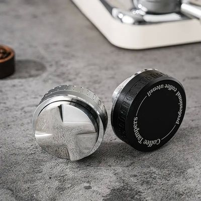 Espresso Four Corner Bevel Barista Outil 53 mm 58 mm en acier inoxydable Faucon à café