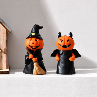 Décorations d'Halloween en résine fantôme Taille personnalisée Ornementation de tête de citrouille pour la maison