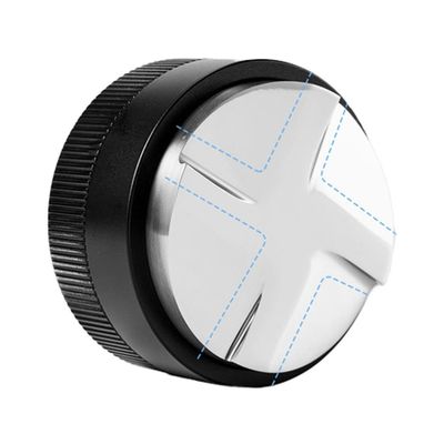 58 mm de grains de café en acier inoxydable tamper écologique à quatre lames poudreux marteau pour Baristas