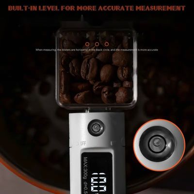 Échelle à cuillère de cuisine rechargeable à écran LCD rond pour la nutrition intelligente et les aliments cuits