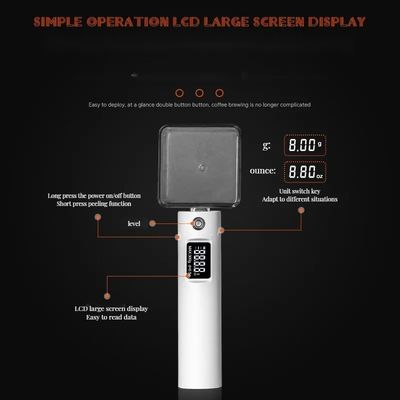 Échelle à cuillère de cuisine rechargeable à écran LCD rond pour la nutrition intelligente et les aliments cuits
