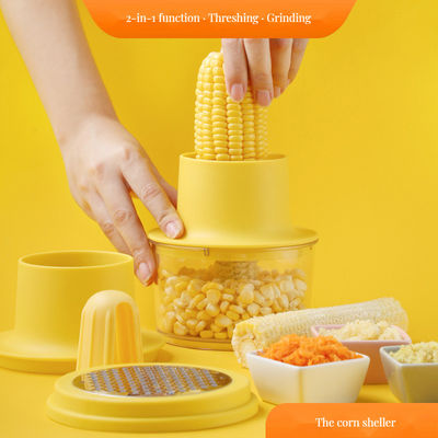 Conception de la maison Coupeuse en plastique légumes fruits décortiqueuse de maïs avec coupeuse métallique