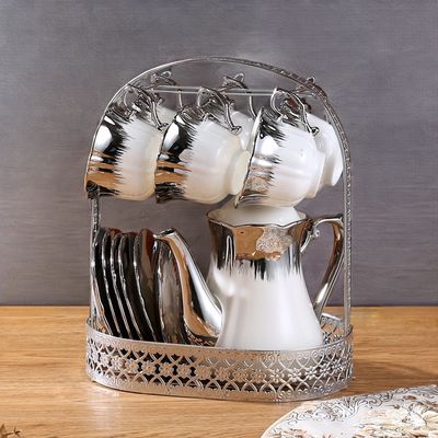 Coupe de thé en porcelaine blanche de luxe de style européen