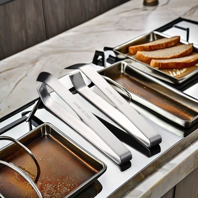 Pinceau épilateur à os de poisson en acier inoxydable pour cuisine à domicile