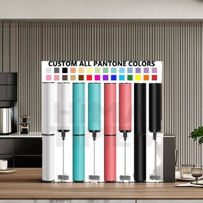 HIMATIMES couleur personnalisée mousseuse à lait rechargeable portable pour n'importe quelle sélection Whisk
