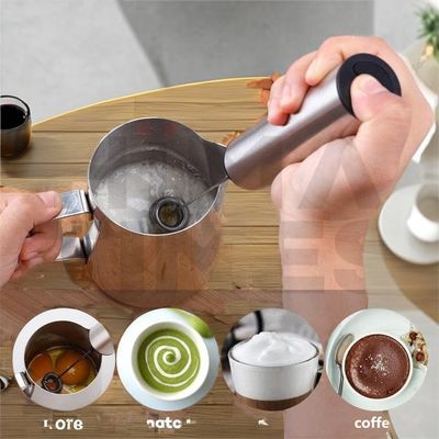 HIMATIMES couleur personnalisée mousseuse à lait rechargeable portable pour n'importe quelle sélection Whisk