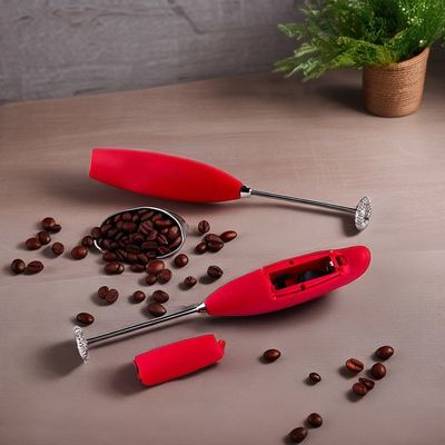 2023 Mousseuse à café électrique en acier inoxydable à batterie pour mousseuse au lait