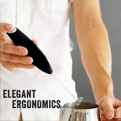 2023 Mousseuse à café électrique en acier inoxydable à batterie pour mousseuse au lait