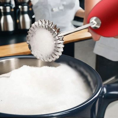 2023 Mousseuse à café électrique en acier inoxydable à batterie pour mousseuse au lait