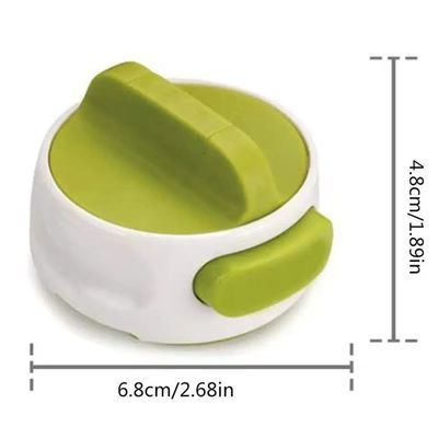 Ouvre-bouteille en acier inoxydable outil de cuisine compact avec conception de coupe latérale rotative