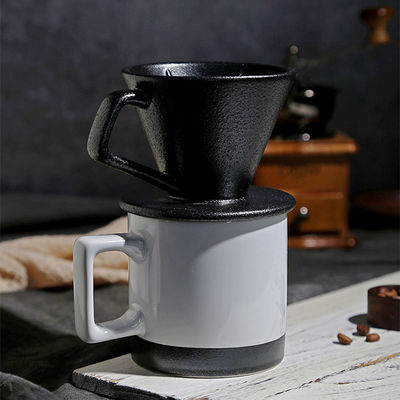 450 ml de capacité, cafetière en céramique personnalisée de style européen, avec conception classique et tasse