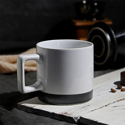 450 ml de capacité, cafetière en céramique personnalisée de style européen, avec conception classique et tasse
