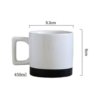 450 ml de capacité, cafetière en céramique personnalisée de style européen, avec conception classique et tasse