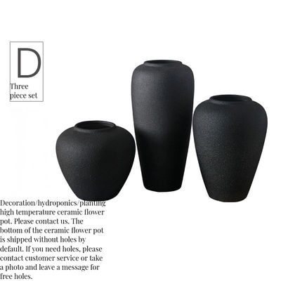 Grand vase de conception abstraite Glaçure opaque Style Art Déco moderne pour les magasins de cadeaux de table