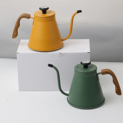 Set de brassage de café pour verser avec une bouilloire en acier inoxydable de design moderne