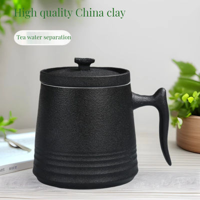 Confection de tasses de thé de porcelaine blanche de 900 cc avec design classique