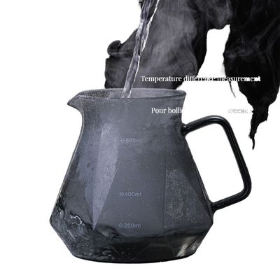 Appareils de bureau de type de boisson Set de thé et de café Durable Borosilicate transparent goutte à goutte