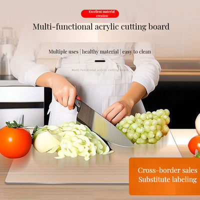 Tableau de coupe d'outils de cuisine durable avec logo personnalisé