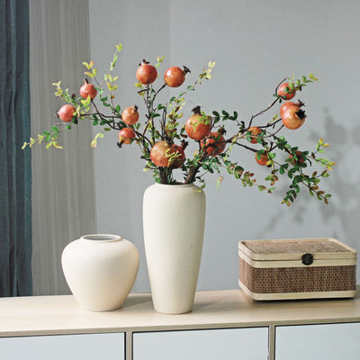 Ornement décoratif doux Art déco créatif nordique Vase en céramique avec conception géométrique