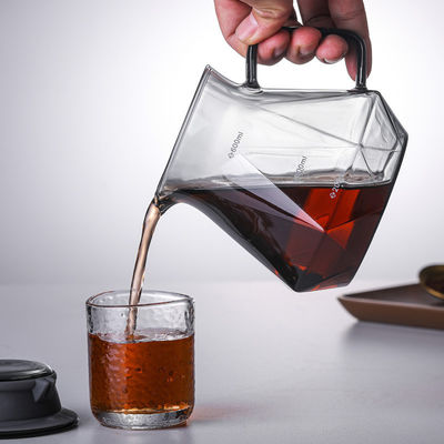 Coupe à goutte à goutte en verre à borosilicate élevé pour verser sur le café 400 ml de capacité résistant à la chaleur