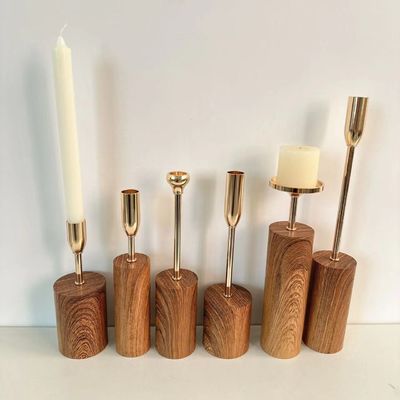 Porteur de bougies en céramique de style nordique pour la décoration intérieure et les cadeaux 1 méthode d'impression couleur