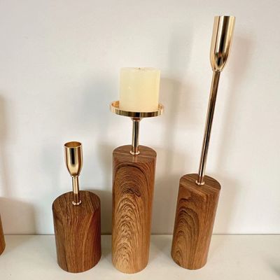 Porteur de bougies en céramique de style nordique pour la décoration intérieure et les cadeaux 1 méthode d'impression couleur