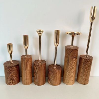 Porteur de bougies en céramique de style nordique pour la décoration intérieure et les cadeaux 1 méthode d'impression couleur