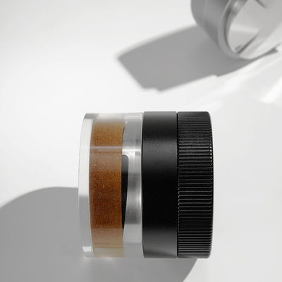 Presses à marteaux en poudre en acier inoxydable à quatre lames pour barista en bois de café 58 mm