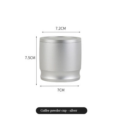 Coupe de dosage de café Espresso en alliage d'aluminium de 58 mm pour emballage de thé en forme de sac en plastique