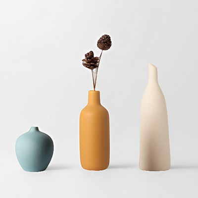 Des pots de fleurs et des récipients hydroponiques créatifs Art Déco pour la table du restaurant