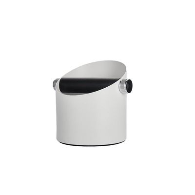 Logo personnalisable moderne durable boîte de frappe en acier inoxydable blanc pour les outils de café et de thé