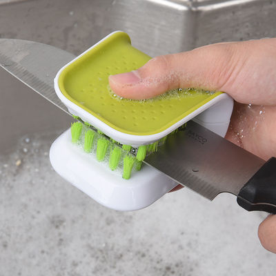 Pinceau de nettoyage multifonctionnel pour couverts de cuisine