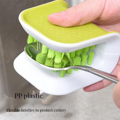 Pinceau de nettoyage multifonctionnel pour couverts de cuisine