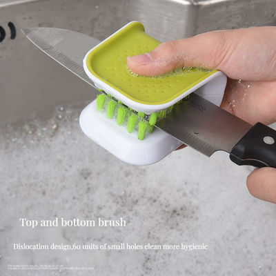 Pinceau de nettoyage multifonctionnel pour couverts de cuisine