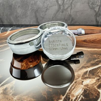 Conception minimaliste 58 mm Taille personnalisée Filtre à café en acier inoxydable pour tasse d'espresso