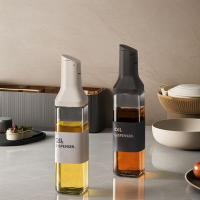 Bouteille de vinaigre et de sauce de soja en verre imperméable pour les supermarchés