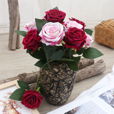 Des fleurs d'hortensia artificielles de 51 cm pour la décoration de la maison Mariages Graduation de Noël