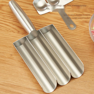 Outils de bambou polyvalents Cuillère à boulettes de viande antiadhésive pour boulettes de poisson parfaites