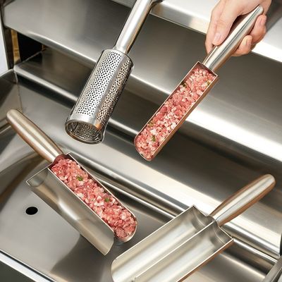 Cuisine à la maison sans effort Conception traditionnelle Meatball Maker Non-Stick Avec cuillère manuelle