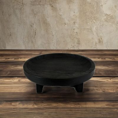 Écrans en bois noir personnalisables pour les plats de cuisson Pans en couleur bois naturel
