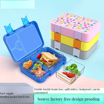 Logo personnalisé Déjeuner Bento Récipients de préparation des repas 200 ml Boîte de rangement en verre sans BPA