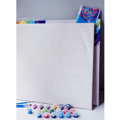 Numéro de la fille Les photos de portrait bricolage Kit peint à la main toile d'art à l'huile pour la décoration de la maison dans le style classique