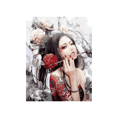 Peintures à l'huile d'impression numérique Art Canvas Portrait Kits pour la décoration de l'hôtel maison créative